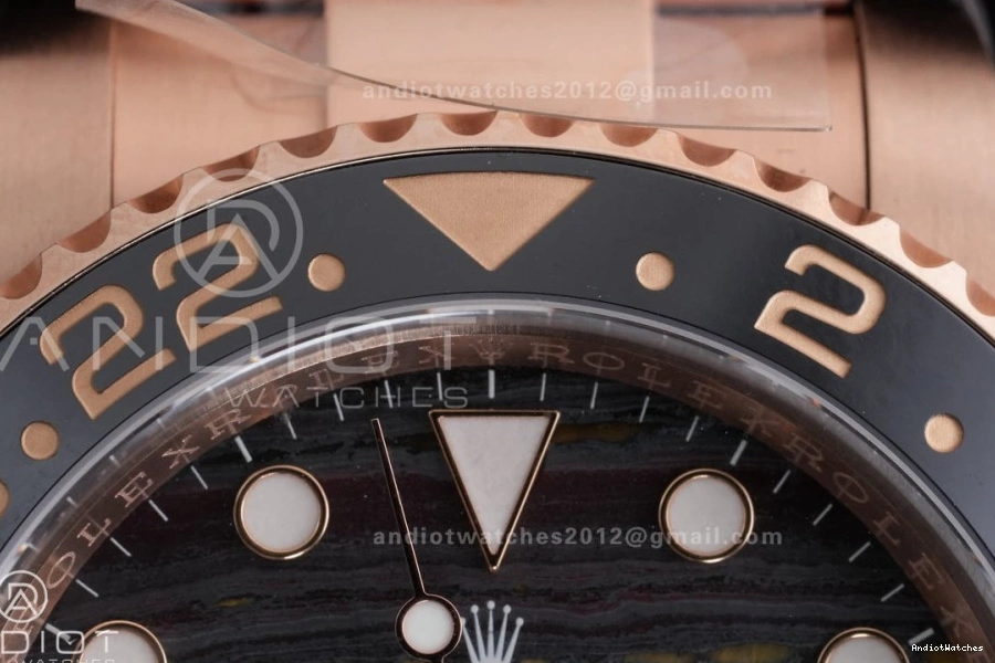 on Iron Oyster GMT 126715 Best Edition RG CHNR Tiger Durable ARF Dial II Bracelet Master Sh 861 0505